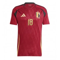 Camiseta Bélgica Orel Mangala #18 Primera Equipación Eurocopa 2024 manga corta